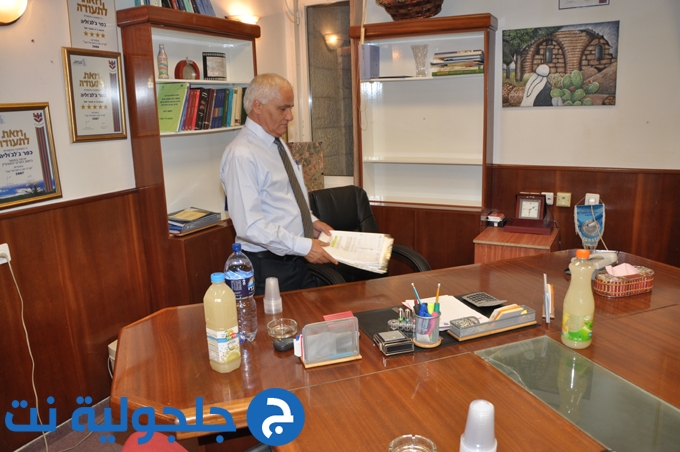 الرئيس المنتخب فائق عوده يتولى مهامه في المجلس المحلي في جلجولية 